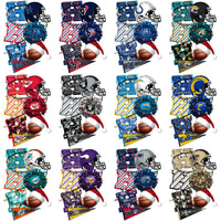 Load image into Gallery viewer, 32 HO HO HO Teams Football Christmas V2 Designs Bundle PNG
