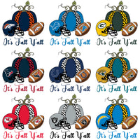 Load image into Gallery viewer, 32 It's Fall Y'all Football Teams Autumn Pumpkin Designs Bundle PNG
