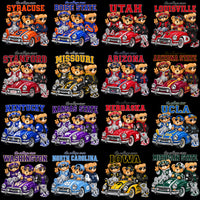 Load image into Gallery viewer, 55 College Football Teddy Bears Crew NCAA Teams Designs Bundle PNG
