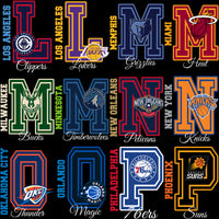 Load image into Gallery viewer, 30 Initial Basketball Teams Letter Logo Designs Bundle PNG
