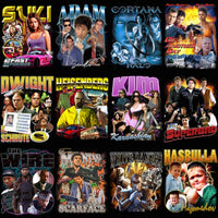 Load image into Gallery viewer, 29 Popular Movies Bootleg Halftone Designs Bundle PNG
