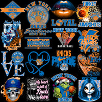Load image into Gallery viewer, 44 Basketball Knicks New York Team Designs Bundle PNG
