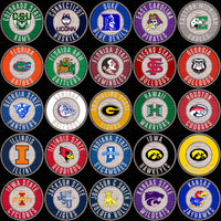 Load image into Gallery viewer, 129 College NCAA Wood Circle Logo PNG Designs Bundle
