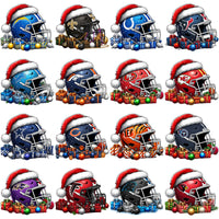 Load image into Gallery viewer, 32 Christmas Gifts Helmets Football Teams Designs Bundle PNG
