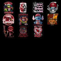 Load image into Gallery viewer, 48 Arizona Cardinals V1 Football Designs Bundle PNG
