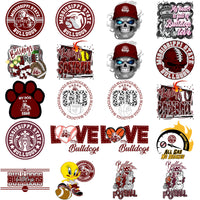 Load image into Gallery viewer, 97 Mississippi State Bulldogs Designs Bundle PNG
