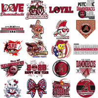 Load image into Gallery viewer, 64 Arizona Diamondbacks Baseball Designs Bundle PNG
