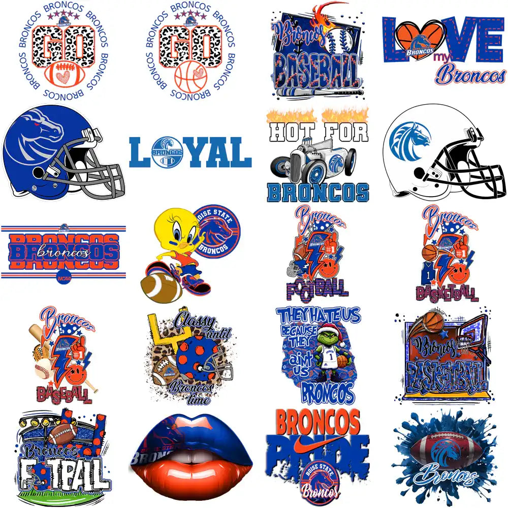 85 Boise State Broncos Designs Bundle PNG