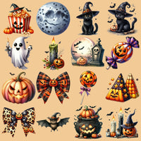 Load image into Gallery viewer, 29 Cute Halloween Designs Bundle PNG
