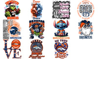 Load image into Gallery viewer, 48 Denver Broncos V1 Football Designs Bundle PNG
