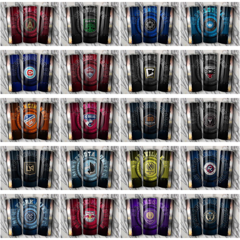 30 Soccer USA Teams Metal Tumbler Wrap Bundle JPG