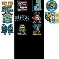 Load image into Gallery viewer, 49 Jacksonville Jaguars V1 Football Designs Bundle PNG
