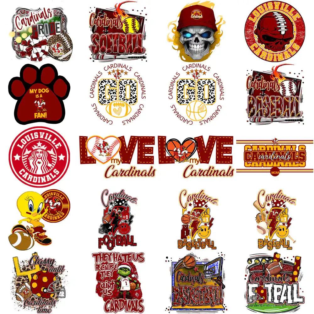 85 Louisville Cardinals Designs Bundle PNG