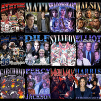 Load image into Gallery viewer, 50 Celebrity Fan Mixed Bootleg 90s V6 Designs Bundle PNG
