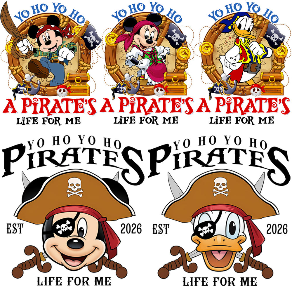 18 Pirates Of Caribbean Disney Cartoons 2026 Designs Bundle PNG