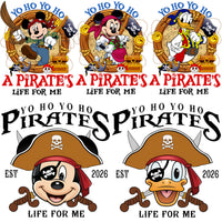 Load image into Gallery viewer, 18 Pirates Of Caribbean Disney Cartoons 2026 Designs Bundle PNG
