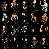 Load image into Gallery viewer, Rock band musicians collage with Chris Cornell, Layne Staley, Bono, Thom Yorke, Sting, Dave Grohl, Trent Reznor, Billie Joe Armstrong
