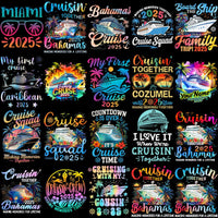 Load image into Gallery viewer, 80 Family Vacation Cruise 2025 Designs Bundle PNG
