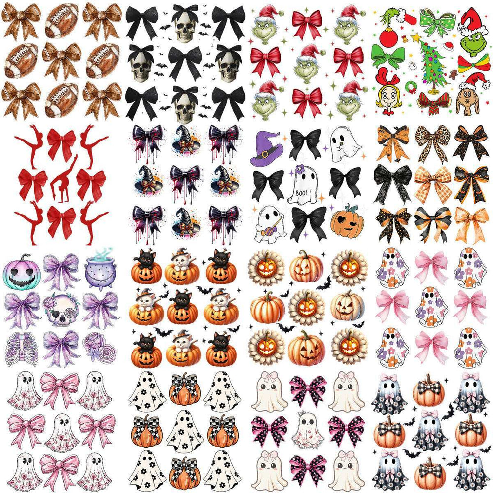 90 Events Mixed Bow Designs Bundle PNG