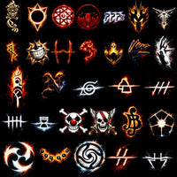 Load image into Gallery viewer, Glowing mystical symbols, skulls, and fantasy designs for DTF, DTG, and embroidery projects.
