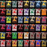 Load image into Gallery viewer, Class of 2026 graduation designs in multiple colors, print-ready for DTF, DTG, embroidery, and tumbler wraps
