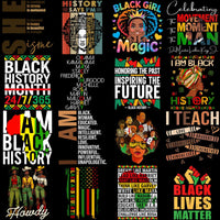 Load image into Gallery viewer, 80 Black History Month Black Excellence Mega Designs Bundle PNG
