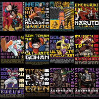 Load image into Gallery viewer, 40 Anime Characters Mixed Streetwear Designs Bundle PNG
