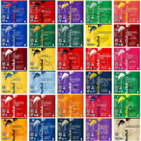 Load image into Gallery viewer, 125 NCAA College Sports Red Bull Wraps Tumbler Wrap Bundle JPG
