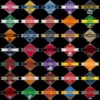 Load image into Gallery viewer, 129 College NCAA City Ribbon Typography Logo PNG Designs Bundle
