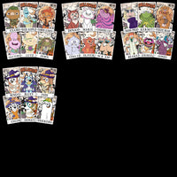 Load image into Gallery viewer, 21 Halloween Cartoon Tarot Cards Designs Bundle PNG
