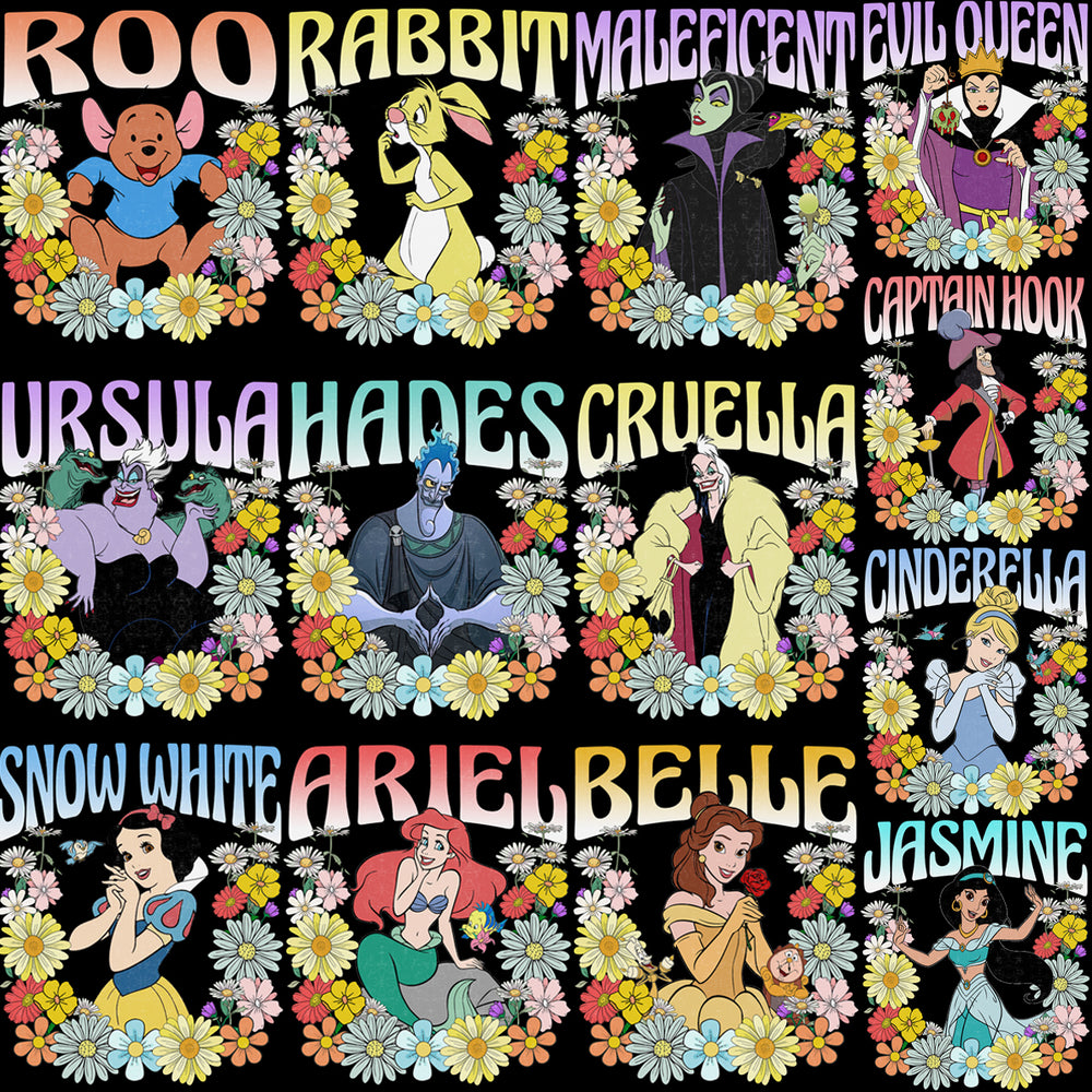 39 Epcot Flower Festival Disney Cartoons Designs Bundle PNG
