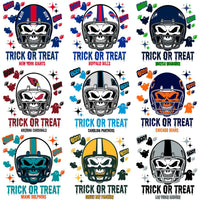 Load image into Gallery viewer, 30 Trick or Treat Halloween Helmet Football Designs Bundle PNG

