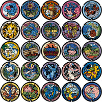 Load image into Gallery viewer, 153 Circle Pokefuta Japanese Manhole ball Poke V2 Designs Bundle PNG
