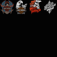 Load image into Gallery viewer, 35 Biker Halftone Motorcycle Harley Davidson Designs Bundle PNG
