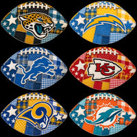 Load image into Gallery viewer, 32 Football Teams Logo Rustic Patchwork Pattern Designs Bundle PNG
