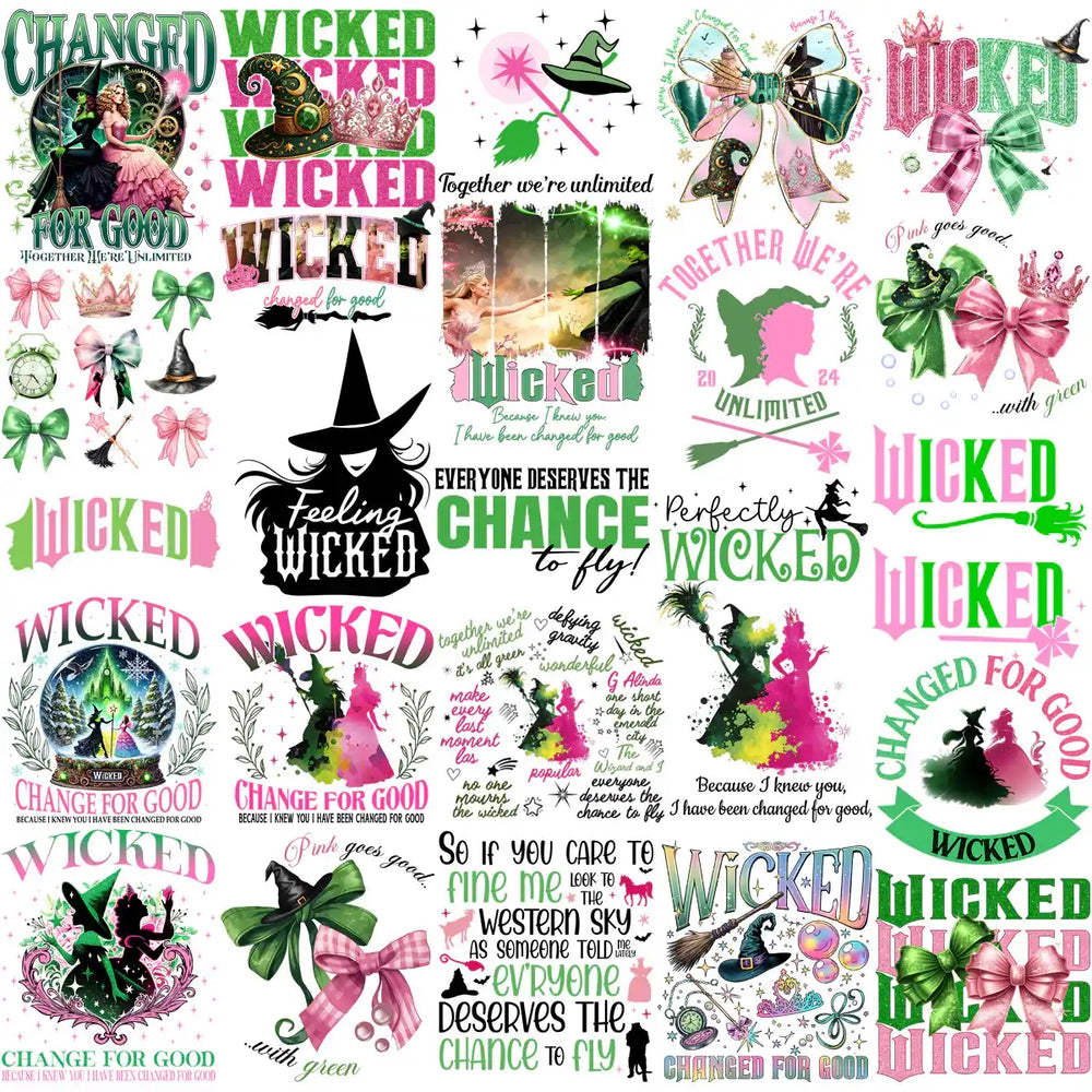 125 Movie Wicked Magic 2025 Designs Bundle PNG