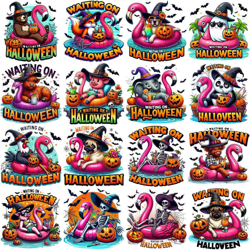 55 Summer Waiting On Halloween Designs Bundle PNG