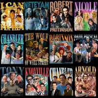 Load image into Gallery viewer, 42 Bootleg Artists Stars Mixed Designs Bundle PNG
