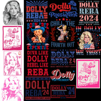 Load image into Gallery viewer, 60 Dolly Parton Memorial Country Music Designs Bundle PNG
