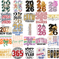 Load image into Gallery viewer, 60 Happy New Year 2026 Designs Bundle PNG
