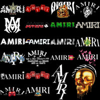 Load image into Gallery viewer, 30 AMIRI Brand Mix Designs Bundle PNG
