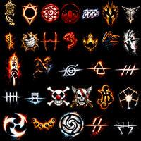 Load image into Gallery viewer, 115 Anime Logos Colorful Icons Halftone Designs Bundle PNG
