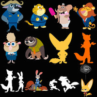 Load image into Gallery viewer, 39 Cartoon Zoo Designs Bundle PNG
