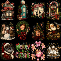 Lade Bild in die Galerieansicht, 54 Christmas Holiday Mega Halftone Designs Bundle PNG
