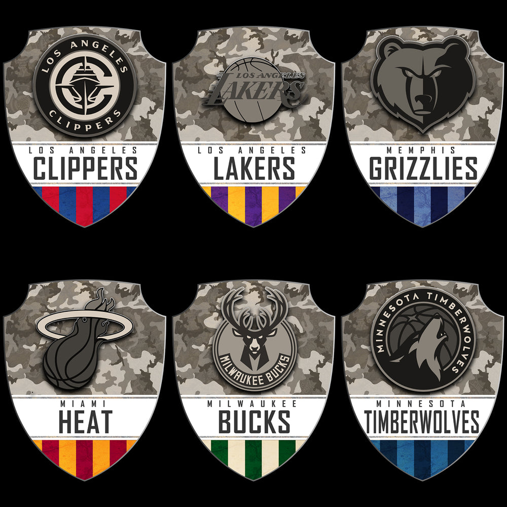 30 Basketball Camo Badge Teams Military Shield Designs Bundle PNG