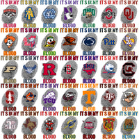 Load image into Gallery viewer, 128 College NCAA In My Blood Fingerprint DNA Logos PNG Designs Bundle
