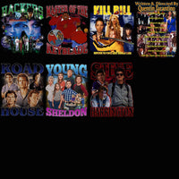 Load image into Gallery viewer, 29 Popular Movies Bootleg Halftone Designs Bundle PNG
