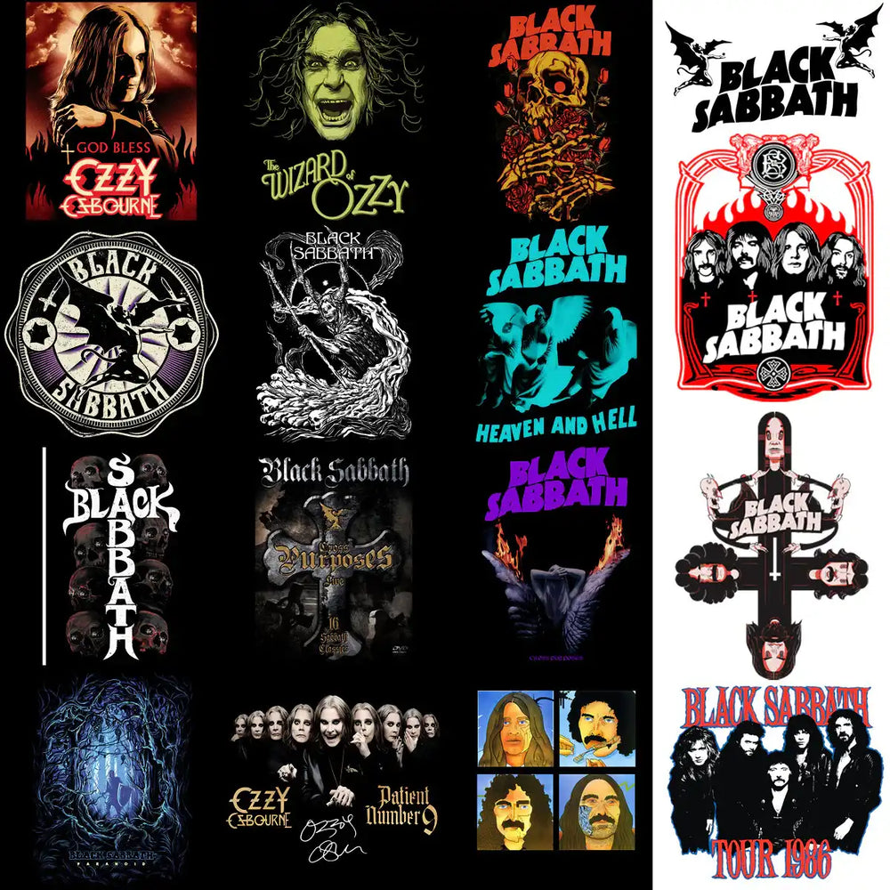 80 Ozzy Osbourne Rock Black Sabbath Designs Bundle PNG