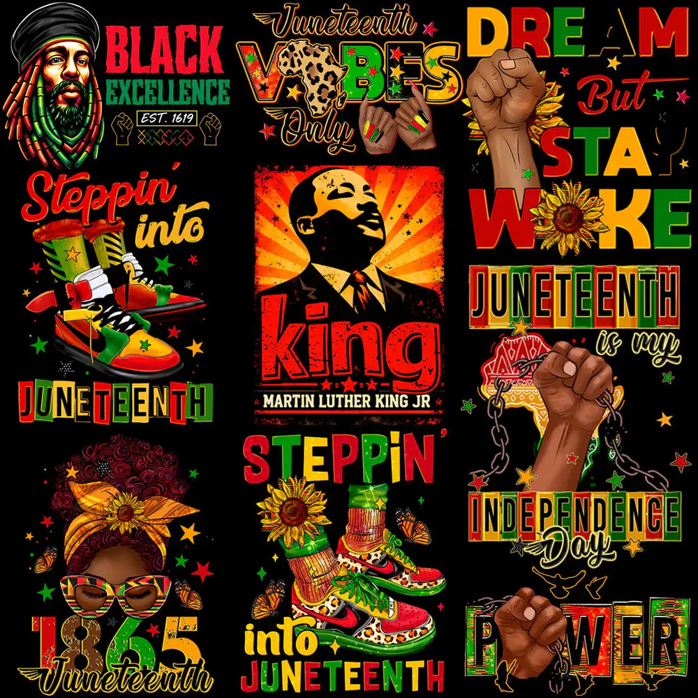 48 Black History Month Juneteenth Designs Bundle PNG