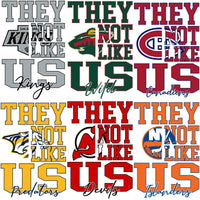 Load image into Gallery viewer, 32 Ice Hockey Teams Logos They Not Like Us Designs Bundle PNG SVG
